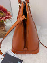 PRADA SAFFIANO ORANGE LEATHER PROMENADE BAG