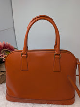 PRADA SAFFIANO ORANGE LEATHER PROMENADE BAG