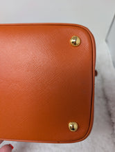 PRADA SAFFIANO ORANGE LEATHER PROMENADE BAG