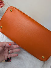 PRADA SAFFIANO ORANGE LEATHER PROMENADE BAG