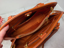 PRADA SAFFIANO ORANGE LEATHER PROMENADE BAG