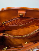 PRADA SAFFIANO ORANGE LEATHER PROMENADE BAG