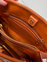 PRADA SAFFIANO ORANGE LEATHER PROMENADE BAG