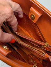 PRADA SAFFIANO ORANGE LEATHER PROMENADE BAG