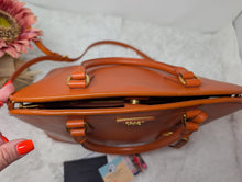 PRADA SAFFIANO ORANGE LEATHER PROMENADE BAG
