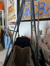LOUIS VUITTON BLUE MINI LIN NEVERFULL MM