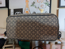 LOUIS VUITTON BLUE MINI LIN NEVERFULL MM