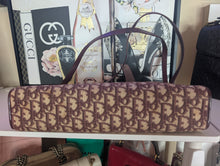DIOR VINTAGE TROTTER SHOULDER BAG, BURGUNDY