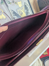 DIOR VINTAGE TROTTER SHOULDER BAG, BURGUNDY