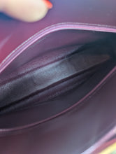 DIOR VINTAGE TROTTER SHOULDER BAG, BURGUNDY