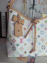 LOUIS VUITTON MURAKAMI WHITE MULTICOLOR CARRYALL PM