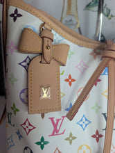 LOUIS VUITTON MURAKAMI WHITE MULTICOLOR CARRYALL PM