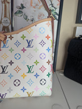 LOUIS VUITTON MURAKAMI WHITE MULTICOLOR CARRYALL PM