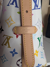 LOUIS VUITTON MURAKAMI WHITE MULTICOLOR CARRYALL PM