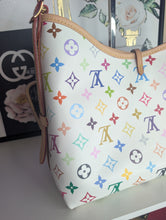 LOUIS VUITTON MURAKAMI WHITE MULTICOLOR CARRYALL PM