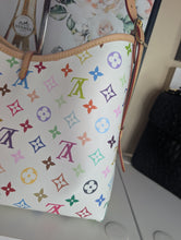 LOUIS VUITTON MURAKAMI WHITE MULTICOLOR CARRYALL PM