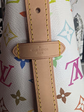 LOUIS VUITTON MURAKAMI WHITE MULTICOLOR CARRYALL PM