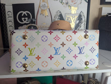 LOUIS VUITTON MURAKAMI WHITE MULTICOLOR CARRYALL PM