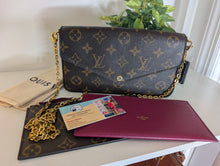 LOUIS VUITTON MONOGRAM FELICIE WITH INSERTS