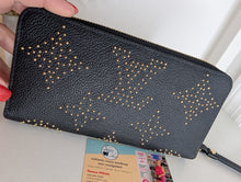 LOUIS VUITTON BLACK STUD WALLET