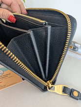 LOUIS VUITTON BLACK STUD WALLET