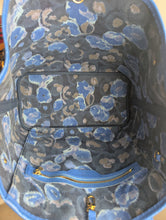 LOUIS VUITTON LIMITED EDITION IKAT NEVERFULL MM, BLUE COLORWAY, EXCELLENT