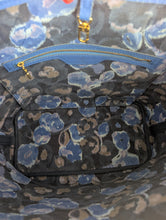 LOUIS VUITTON LIMITED EDITION IKAT NEVERFULL MM, BLUE COLORWAY, EXCELLENT