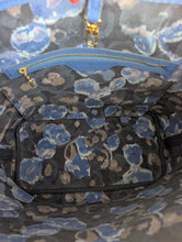LOUIS VUITTON LIMITED EDITION IKAT NEVERFULL MM, BLUE COLORWAY, EXCELLENT