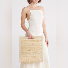 Cult Gaia Remi Woven Raffia Tote Bag