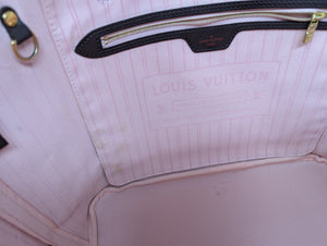 LOUIS VUITTON DE NEVERFULL MM & POCHETTE, ROSE BALLERINE