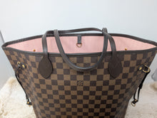 LOUIS VUITTON DE NEVERFULL MM & POCHETTE, ROSE BALLERINE