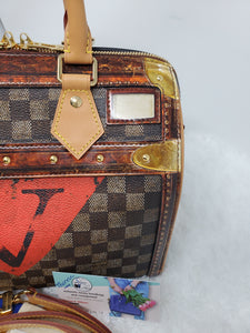 Louis Vuitton, Bags, Louis Vuitton Speedy Bandouliere 25 Time Trunk  Damier Ebene Nwt
