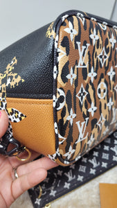 LOUIS VUITTON JUNGLE NEVERFULL MM AND POCHETTE