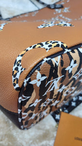 LOUIS VUITTON JUNGLE NEVERFULL MM AND POCHETTE