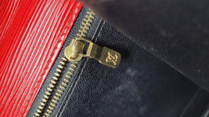 LOUIS VUITTON RED EPI MONCEAU CROSSBODY