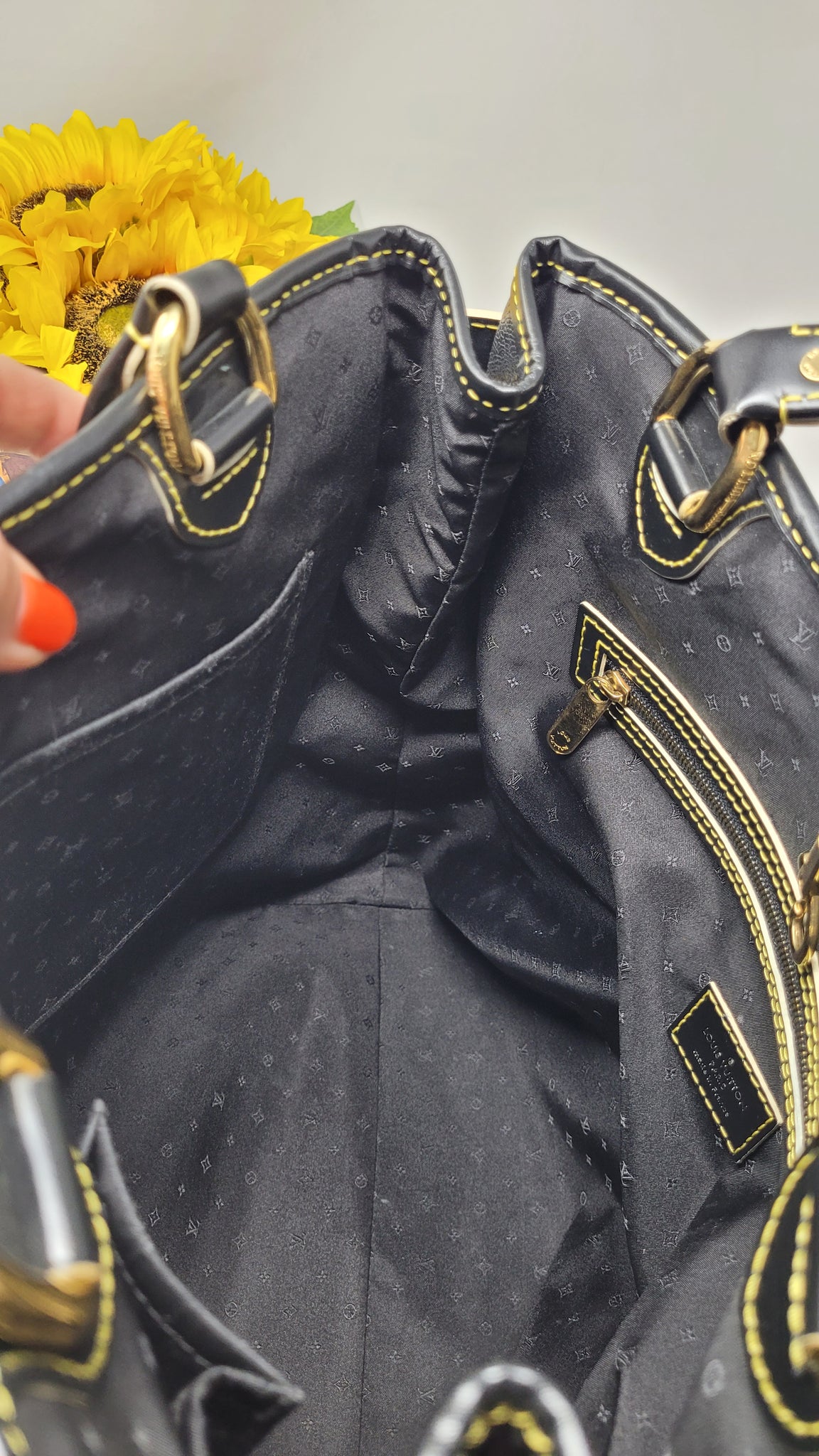 Louis Vuitton Black Suhali Leather Le Majestueux Tote Bag