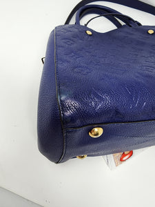 RARE Iris Louis Vuitton Montaigne BB Empreinte Iris Satchel Woman's Handbag
