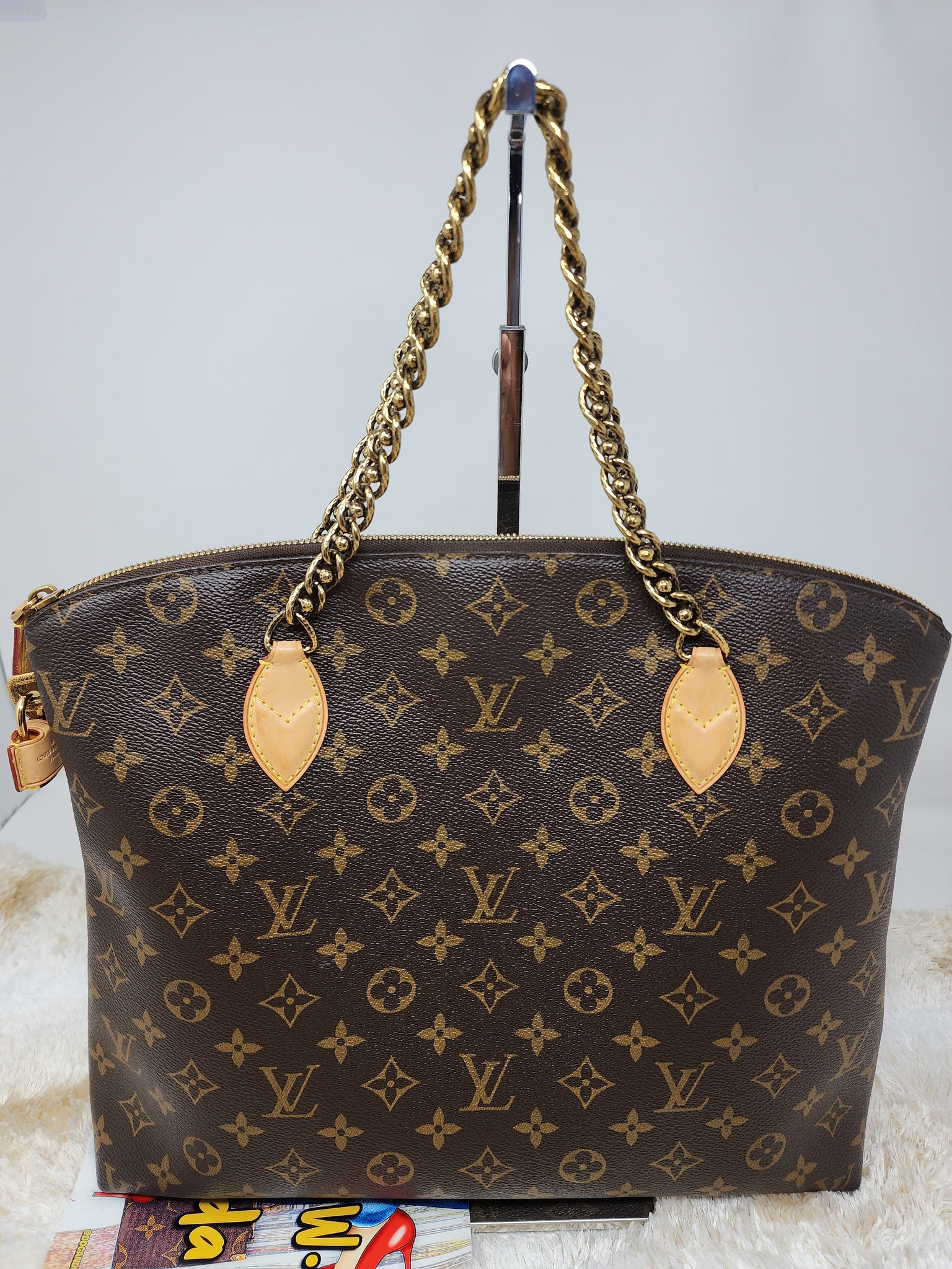 Louis Vuitton Boudoir Lockit Chain Soft Sided Tote Bag Black *Limited  RUNWAY*!