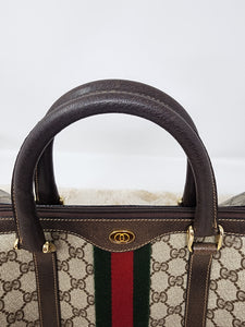 GUCCI BOSTON WEB SATCHEL